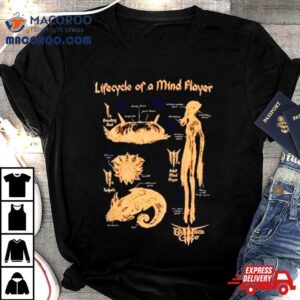 Baldur S Gate Mind Flayer Lifecycle Tshirt