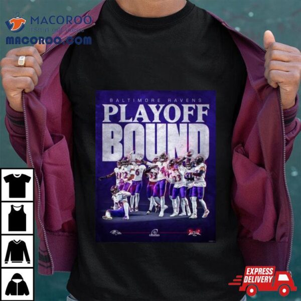 Baltimore Raven Nfl 2023 Playoff Bound Shirt