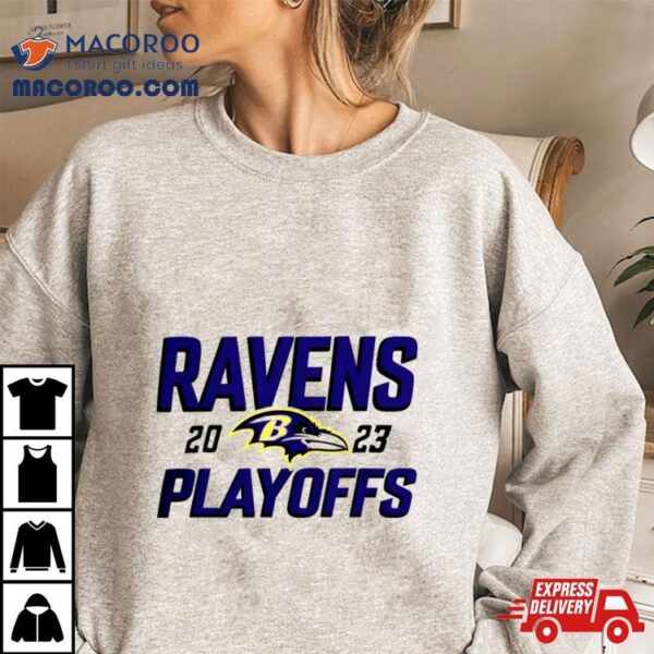 Baltimore Ravens 2023 Nfl Playoffs Logo Shirt