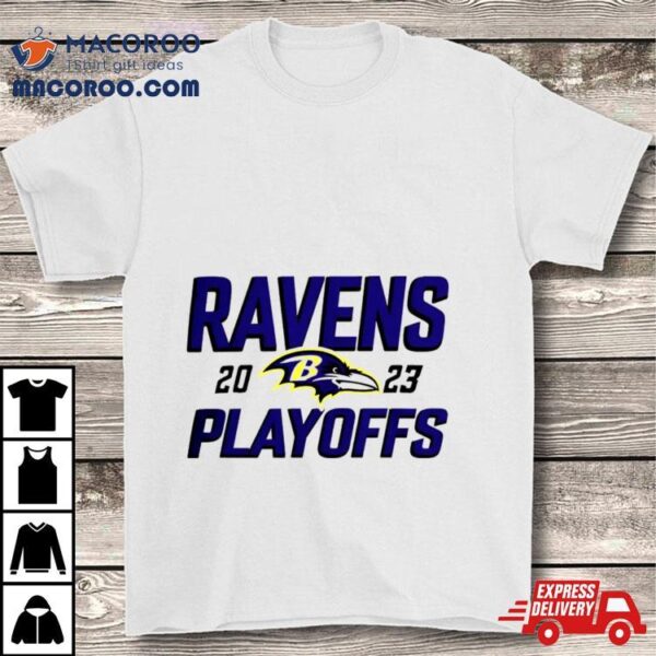 Baltimore Ravens 2023 Nfl Playoffs Logo Shirt