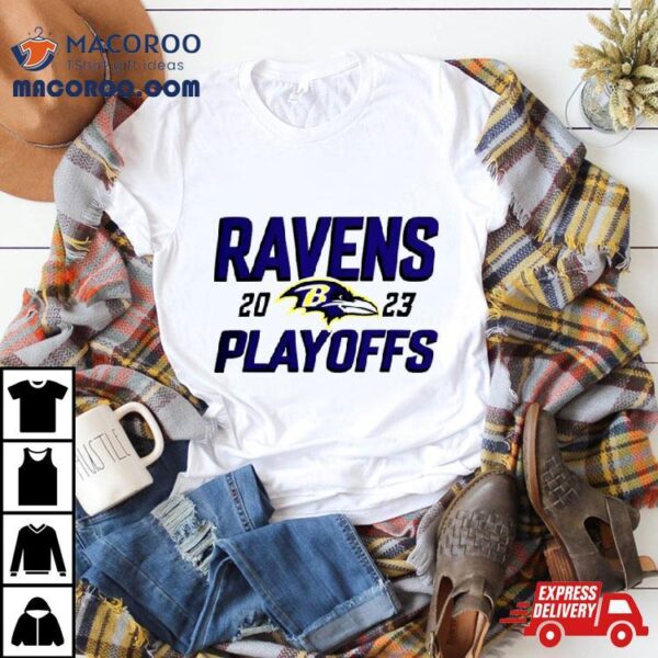 Baltimore Ravens 2023 Nfl Playoffs Logo Shirt