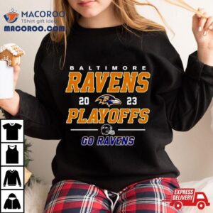 Baltimore Ravens 2023 Playoffs Go Ravens Shirt