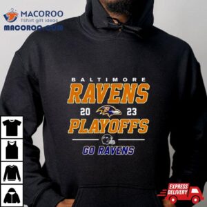 Baltimore Ravens Playoffs Go Ravens Tshirt