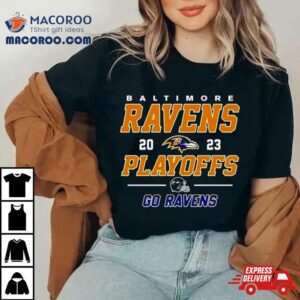 Baltimore Ravens Playoffs Go Ravens Tshirt