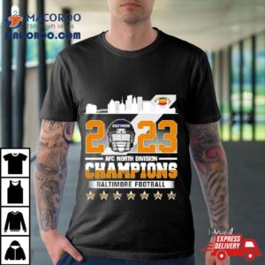 Baltimore Ravens Football 2023 Afc North Division Champions Shirt