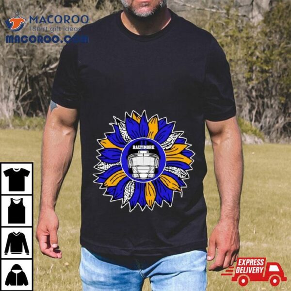 Baltimore Ravens Football Sunflower Shirt