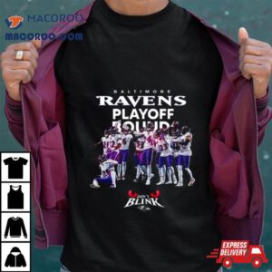 Baltimore Ravens Playoff Bound Playoffs Secured Don T Blink Tshirt