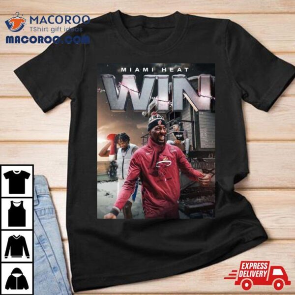 Bam Adebayo Great Performance Help Miami Heat Beat The Philadelphia 76ers Nba Poster Shirt