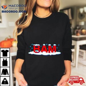 Bam Snow Merry Christmas Tshirt