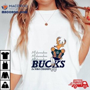 Bango Milwaukee Bucks X Nba Champs Vintage Tshirt