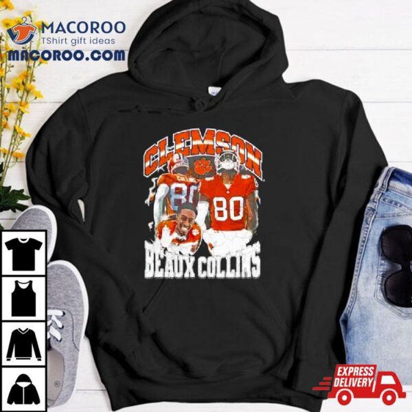 Beaux Collins 80 Clemson Tigers Graphic T Shirt