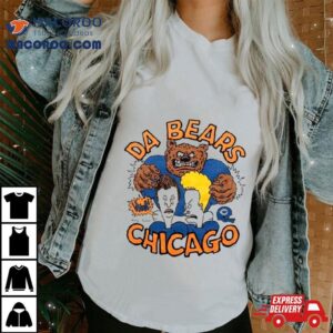 Beavis And Butt Head X Chicago Bears Whoa Mike Judge Tshirt
