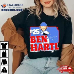 Ben Hartl Cartoon Signature Tshirt