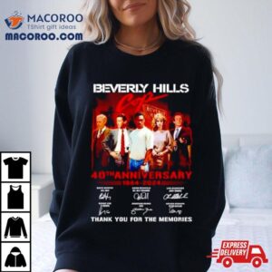 Beverly Hills Cop Th Anniversary Thank You For The Memories Tshirt