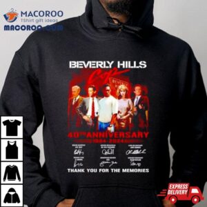 Beverly Hills Cop Th Anniversary Thank You For The Memories Tshirt