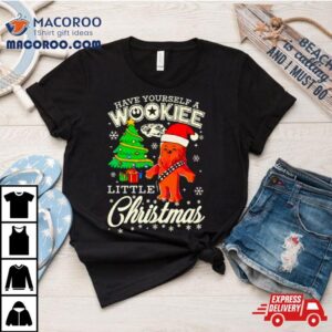 Bigfoot Santa Have Yourself A Wookiee Little Christmas Shirt