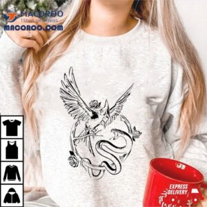 Bird And Snake Mockingjay Hunger Game Tshirt