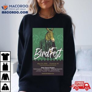 Birdfest Music Festival Pinewood Sc Wildlife Education Center May Tshirt