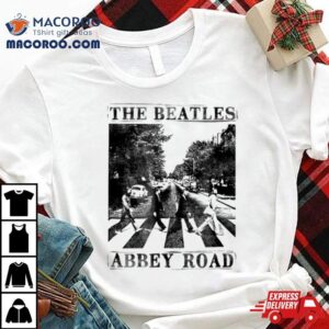 Black And White The Beatles Abbey Road Tshirt