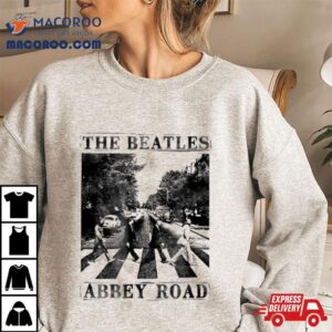 Black And White The Beatles Abbey Road Tshirt