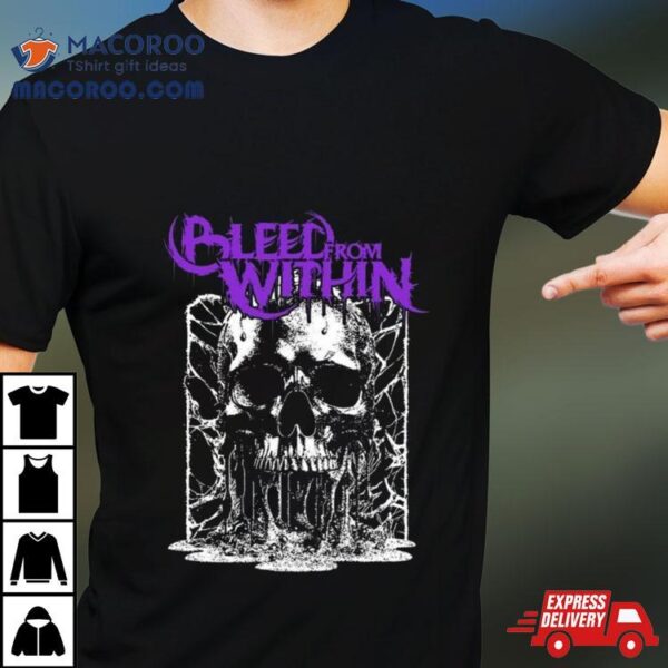 Bleed From Within Melting Skull T Shirt