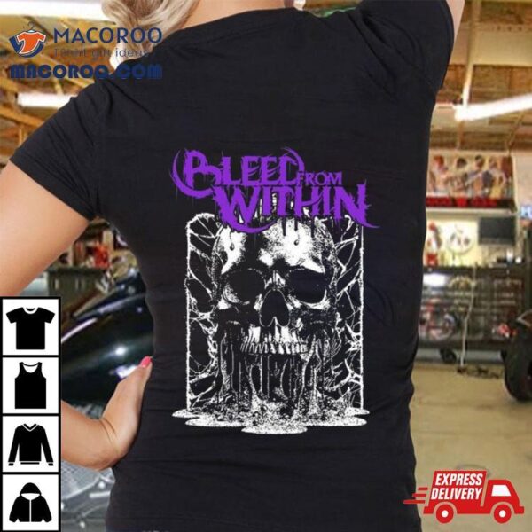 Bleed From Within Melting Skull T Shirt