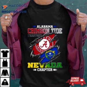 Blood Inside Me Alabama Crimson Tide Territory Nevada Chapter Tshirt