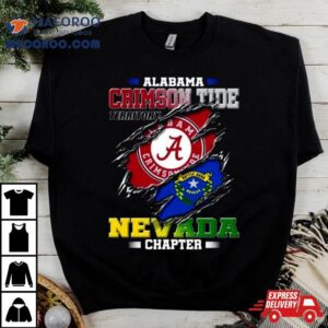 Blood Inside Me Alabama Crimson Tide Territory Nevada Chapter Tshirt