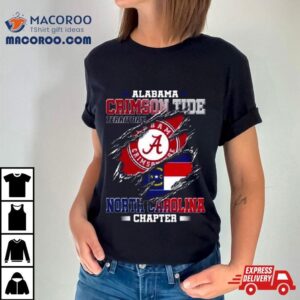 Blood Inside Me Alabama Crimson Tide Territory North Carolina Chapter Tshirt