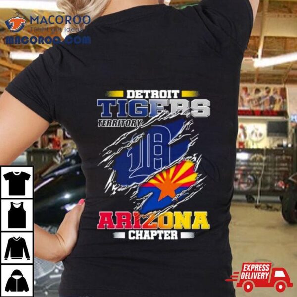 Blood Inside Me Detroit Tigers Territory Arizona Chapter Shirt