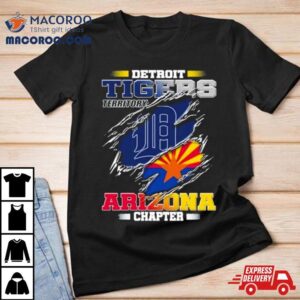 Blood Inside Me Detroit Tigers Territory Arizona Chapter Tshirt