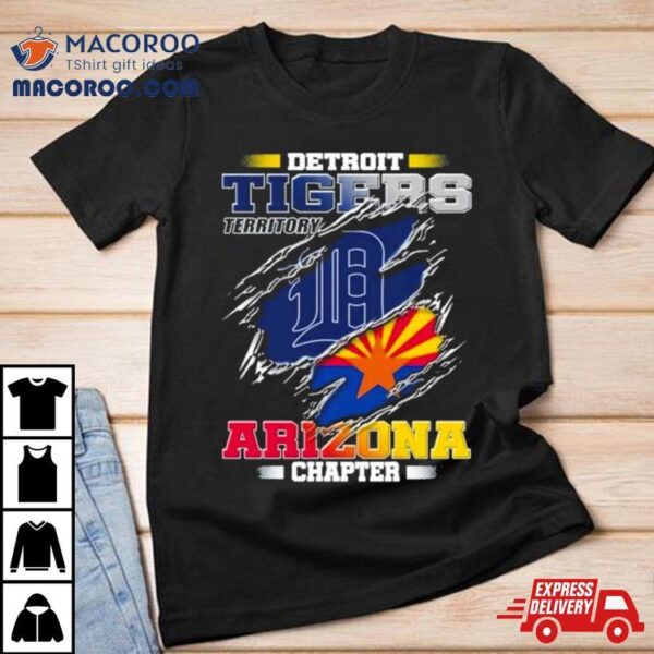 Blood Inside Me Detroit Tigers Territory Arizona Chapter Shirt