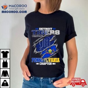 Blood Inside Me Detroit Tigers Territory Pennsylvania Chapter Tshirt