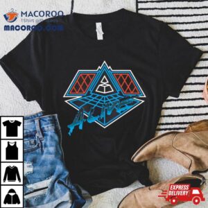 Blue Red Wallpaper Daft Punk Shirt