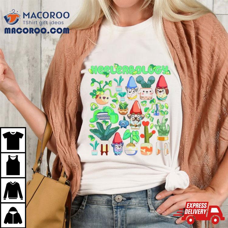 Bluey Family Heelerbology Cartoon Shirt Bluey Family Heelerbology Cartoon Shirt