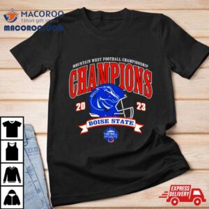 Boise State Broncos Mountain West Football Conference Champions Tshirt