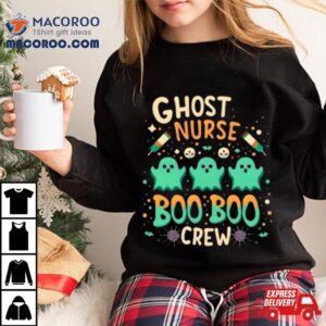 Boo Boo Crew Nurse Ghost Funny Halloween Tshirt