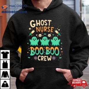 Boo Boo Crew Nurse Ghost Funny Halloween Tshirt
