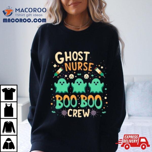 Boo Boo Crew Nurse Ghost Funny Halloween Shirt