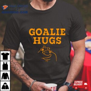 Boston Bruins Goalie Hugs Shirt