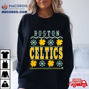 Boston Celtics Holiday Ugly Christmas Tshirt