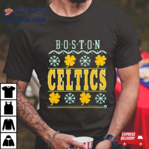 Boston Celtics Holiday Ugly Christmas Tshirt