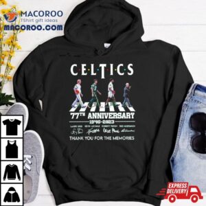 Boston Celtics Larry Bird Kevin Mchale Robert Parish Red Auerbach Thank You For The Memories Tshirt