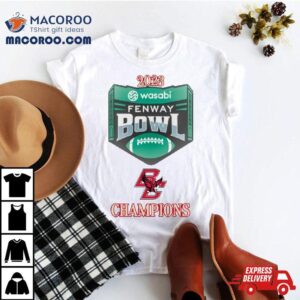 Boston College Eagles Football 2023 Wasabi Fenway Bowl Champions Shirt