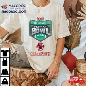 Boston College Eagles Football Wasabi Fenway Bowl Champions Tshirt