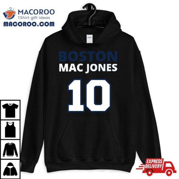 Boston No 10 Mac Jones Shirt