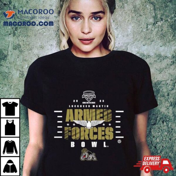 Bowl James Madison Dukes Lockheed Martin Armed Forces Bowl 2023 Logo T Shirt