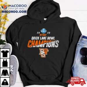 Bowling Green Falcons 2023 Quick Lane Bowl Champions Logo T Shirt