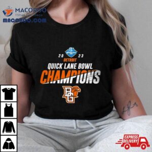 Bowling Green Falcons Quick Lane Bowl Champions Logo Tshirt