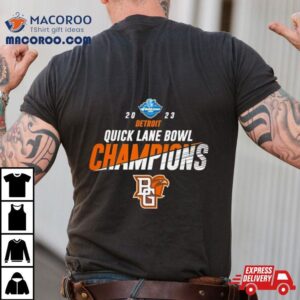 Bowling Green Falcons Quick Lane Bowl Champions Logo Tshirt